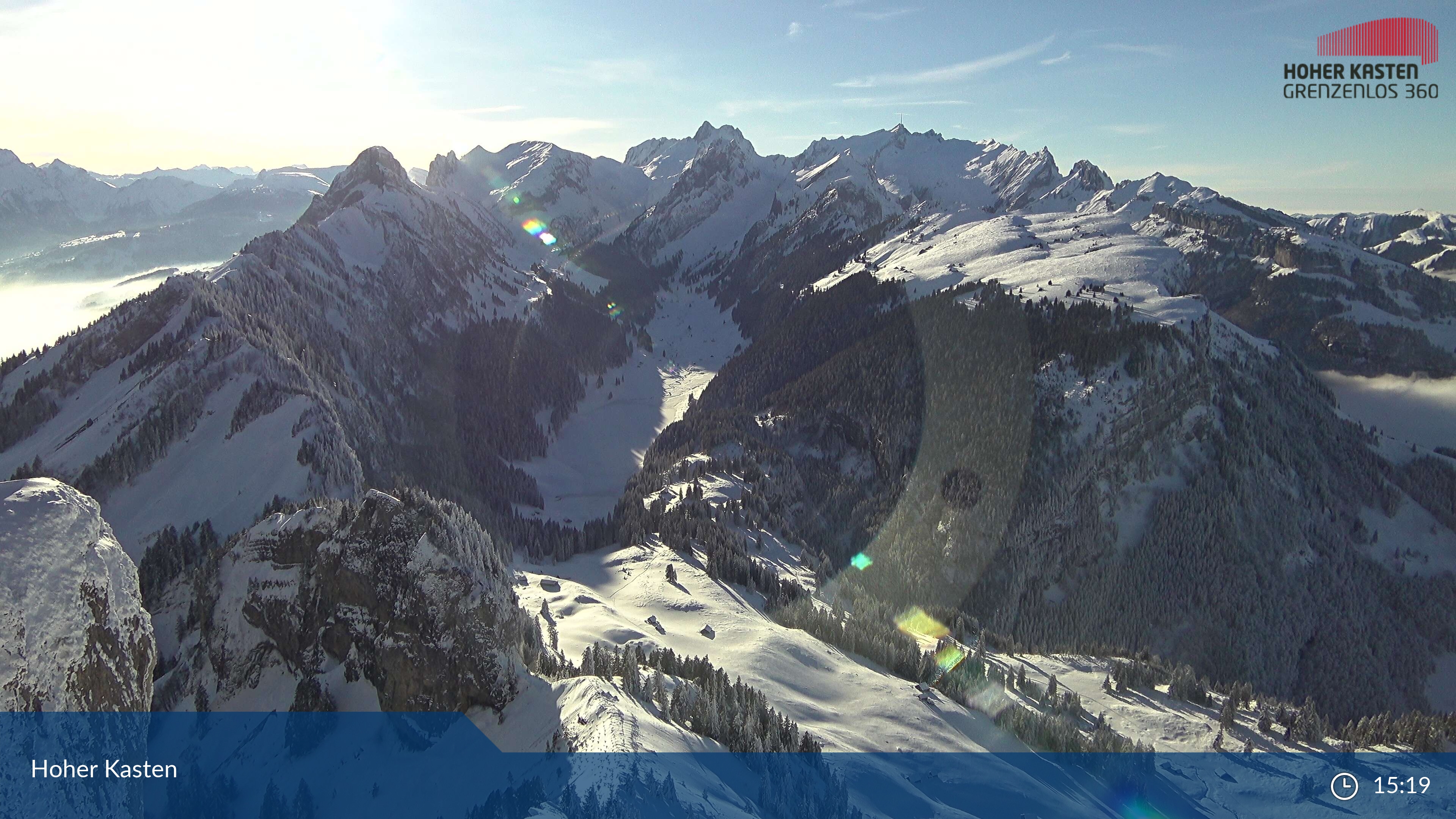 Hoher Kasten Blick nach der Alpstein